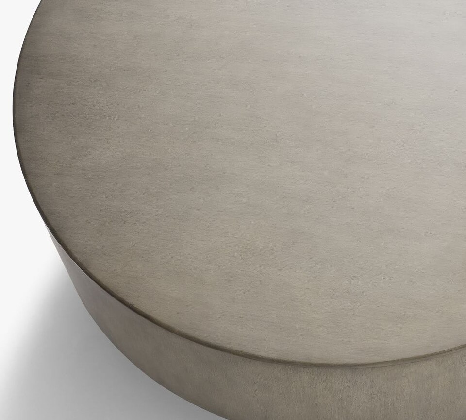 Byron 99 cm Round Coffee Table, Mason Grey Pottery Barn Australia